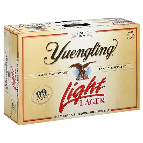 Yuengling® Light Lager - 24pk   12oz Cans : Target