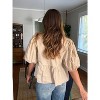Women's Cara Cotton Poplin Tie Top - Sofie the Label - 3 of 4
