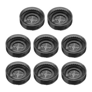 Unique Bargains Rubber Non-Slip Round Cups Chair Leg Furniture Floor Pads 8 Pcs - 1 of 3