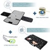Portable Diaper Changing Pad Set - with Memory Foam Head Pillow and Zip Storage Plus 2 Pacifier Clips and Pacifier Case - 2 of 4