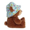 Aurora Small Bucket Hat Bear SMILEYWORLD Vibrant Stuffed Animal Brown 7" - 3 of 4
