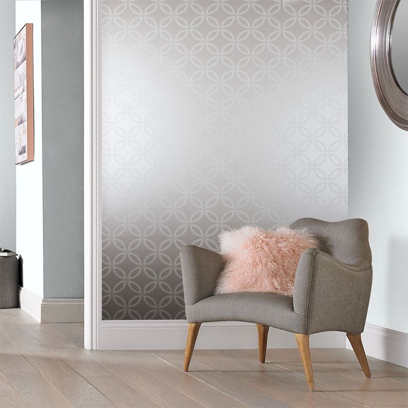 Eternity Pearl Neutral Geometric Paste the Wall Wallpaper, 2 of 5