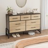 GustoWave 7 Dresser for Bedroom, 52" Wide Dresser, Wide Drawer with Storage Freestanding, Wooden Closet Storage Chest for Living Room, Bedroom - 2 of 4