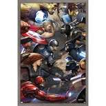 Trends International Marvel's Avengers - Face Off Framed Wall Poster Prints