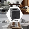 LunaLulinlk Metal Tissue Box Cover, Elegant Black Holder & Dispenser, Rust-Resistant Decorative Square Tissue Box - 4 of 4