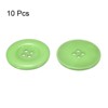 Unique Bargains Resin Round Flat 4-Hole DIY Craft Sewing Buttons 60L 1.5" 10 Pcs - 3 of 4
