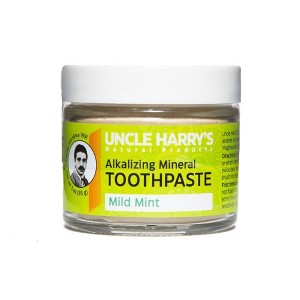 Uncle Harry's Mild Mint Remineralizing Toothpaste | Natural Whitening Toothpaste Freshens Breath & Promotes Enamel | Vegan Fluoride Free Toothpaste - 1 of 4