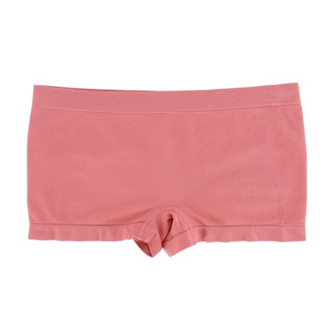 Ctm Women's Seamless Boyshort Underwear, Medium, Blush : Target