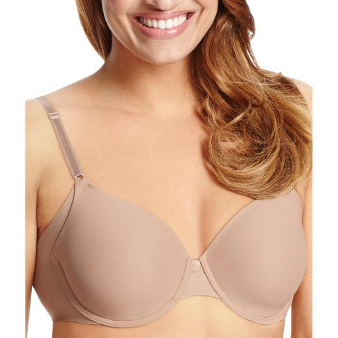 Olga Women's No Side Effects T-Shirt Bra - GB0561A 40DD Butterscotch