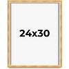 PosterPalooza | Minimalist Shadow Box Brown Picture Frame - UV Acrylic, Backing, Hanging Hardware - 2 of 4