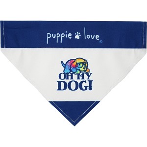 Pavilion Gift Company - Oh My Dog! - 12" x 8" Canvas Slip on Pet Bandana - Pet Apparel Accessories - 1 of 4