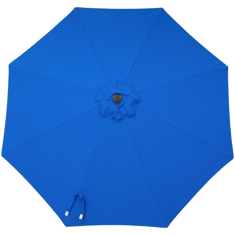 Sunnydaze Outdoor Aluminum Solution-Dyed Sunbrella Patio Umbrella with Auto Tilt and Crank - 9', 5 of 10