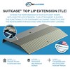 EZ-ACCESS Patented Aluminum Suitcase Top Lip Extension TLE with Slip Proof Surface, and 500 Pound Weight Capacity for Wheelchairs and Scooters Only - 2 of 4