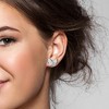 EVERLY JEWELRY | Sterling Silver 1/6 CT TGW Aquamarine Fashion Post Earrings - 4 of 4