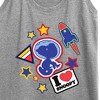 Women's - Peanuts - Space Snoopy Flair Graphic Racerback Tank - 2 of 4