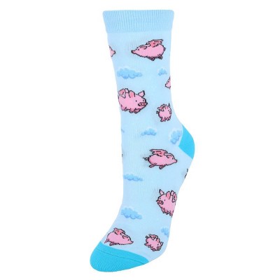 CTM Women's Fun and Cute Novelty Animal Socks (1 Pair)