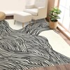 Washable Rugs, Modern Abstract Print Pattern Non Slip Floor Carpet, for Living Room Bedroom Dining Room - 2 of 4