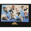 My Hero Academia Anime Characters Falling Mens Black Short Sleeve Graphic Tee - 2 of 3