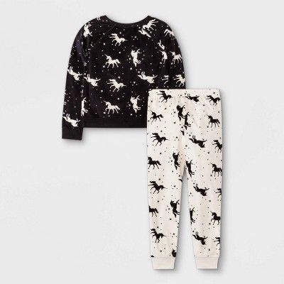 Cat & Jack Unicorn Cozy Pajama Set – Back
