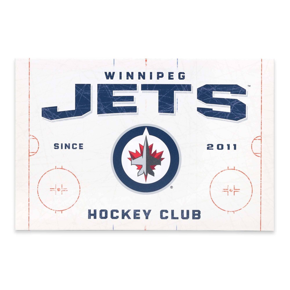 Photos - Wallpaper NHL Winnipeg Jets Rink Canvas