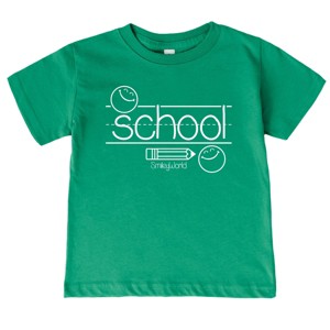 The Juniper Shop SmileyWorld School Handwriting Lines Toddler Short Sleeve Tee - 1 of 4