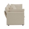 NicBex 76 Inch Sofa Bed,Modern Comfy Chenille Loveseat Sofa with Deep Seat & 4 Pillows,Upholstered 2-Seater Couch for Living Room - 4 of 4