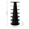 YIYIBYUS Rotating Shoe Rack Spinning Shoe Storage Organizer, Black - 4 of 4