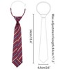INSPIRE CHIC Men's Pre-tied Striped Adjustable Necktie - 2 of 4