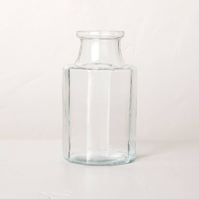 Recycled Glass Jar Vase - Farmhouse Wares