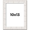 PosterPalooza | Photo Size Sculpted White Picture Frame - UV Acrylic, Foam Board Backing, Hanging Hardware - 2 of 4