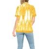 LA LEELA Women's Summer Casual Beach Short Sleeve TShirts Button Down Dress Tops Tee Shirts Hawaiian Blouses for Women - 3 of 4