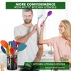 Itopfox 14-Piece Heat-Resistant Silicone Kitchen Utensil Set with Holder, Spatulas, Spoons, and More, Dishwasher Safe, BPA-Free, Multicolor - 2 of 4