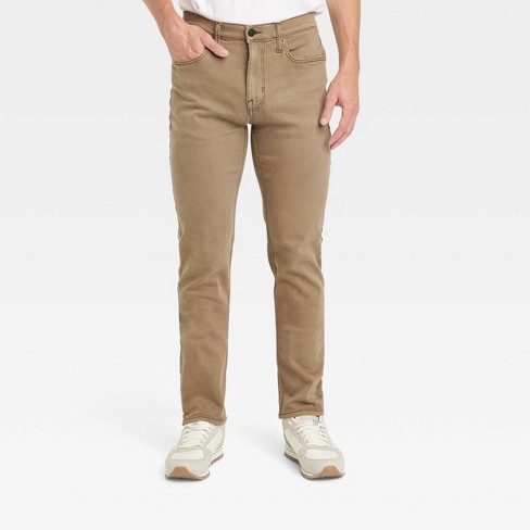 Men's Comfort Wear Slim Fit Jeans - Goodfellow & Co™ Beige 30x30 : Target