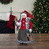Northlight 18" Mrs. Claus Carrying a Basket and Twigs Christmas Figure - 2 of 4
