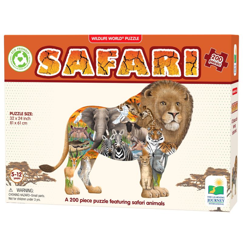 The Learning Journey Wildlife World Safari Puzzle (200 pcs), 3 of 4