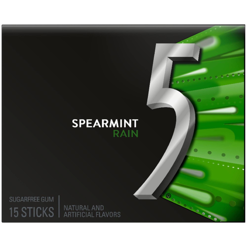 UPC 022000005144 product image for Wrigley's 5 Spearmint Rain Sugarfree Gum - 18ct | upcitemdb.com