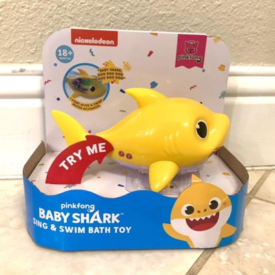 Swimming baby shark cheap bath toy