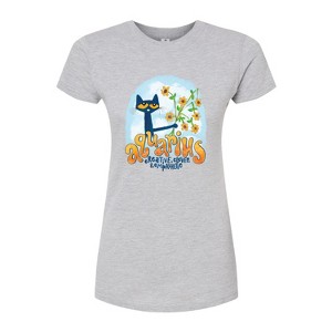Women's - Pete the Cat - Aquarius Fitted Graphic T-Shirt - 1 of 3