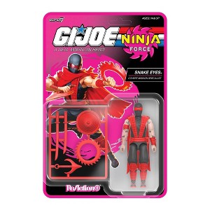 G.I. Joe Super7 ReAction+ Ninja Force Wave 11 - Snake Eyes Action