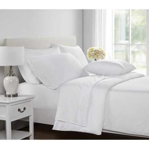 Queen White 6pc Microfiber Sheet Set By Bare Home : Target