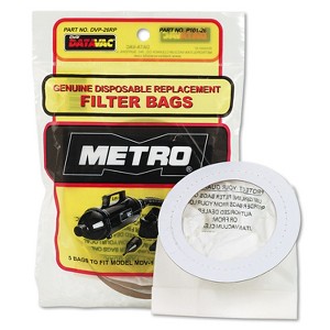 DataVac Replacement Bags for Handheld Steel Vacuum/Blower 5/Pack DVP26RP - 1 of 3