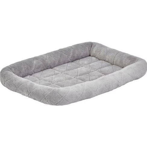 Midwest Quiet Time Deluxe Diamond Stitch Pet Bed Gray For Dogs : Target