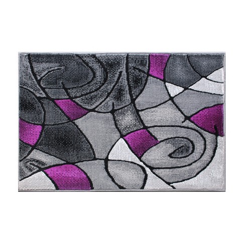 Emma And Oliver 2x3 Contemporary Abstract Geometric Olefin Accent Rug ...