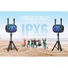 Worryfree Gadgets Party Box Wireless Bluetooth Portable Speaker with 2 Mics & Tripod Water Resistant - 2 of 3