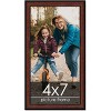 PosterPalooza | Photo Size Decor Brown Picture Frame - UV Acrylic, Foam Board Backing, Hanging Hardware - 2 of 4