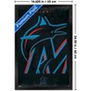 Trends International MLB Miami Marlins - Logo 25 Framed Wall Poster Prints - 3 of 4