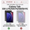 Dexnor Keyboard Case for Samsung Galaxy Tab S10 FE/S9 FE 5G 10.9"/S9 11" Case with Keyboard Magnetic Floating Cantilever Stand Multi-Touch - 2 of 3