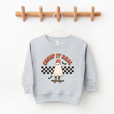 The Juniper Shop Creep It Real Skate Board Toddler Graphic Sweatshirt