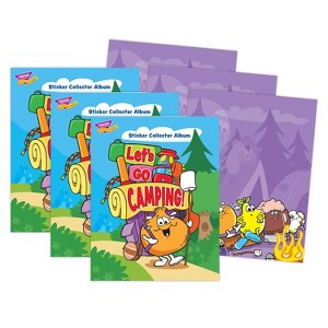 TREND Let's Go Camping Sticker Collector Album - Large, Pack of 3 - 1 of 3