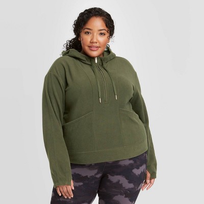 olive green sweatshirt womens